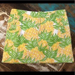 Lilly Pulitzer Mini Pineapple Skirt
